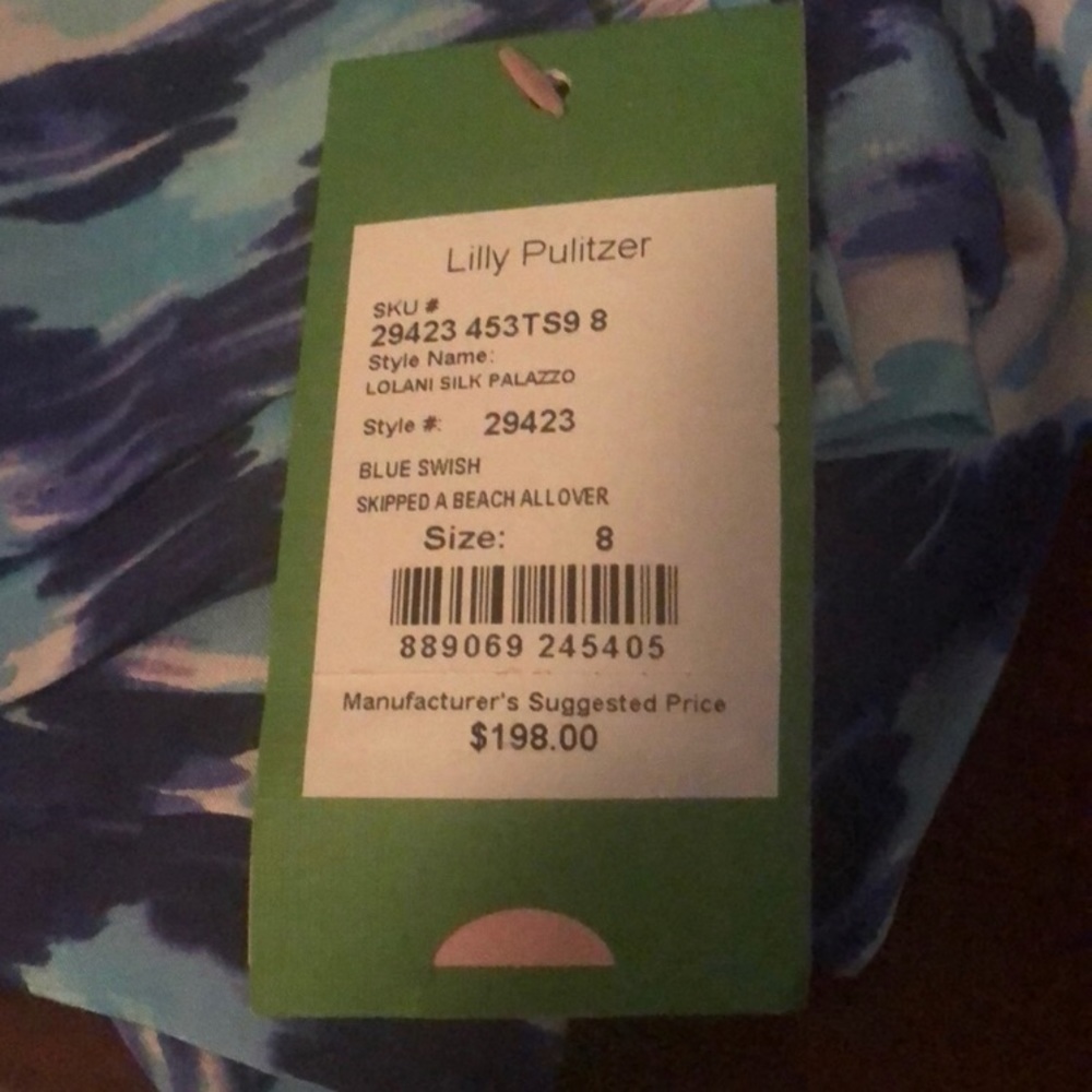 Sold🎉🎉🎉Lilly Pulitzer Palazzo Pants Size 8 - Picture 6 of 6